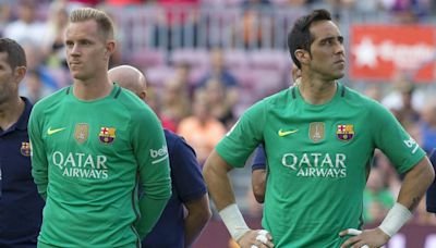 Claudio Bravo y su difícil convivencia con Ter Stegen