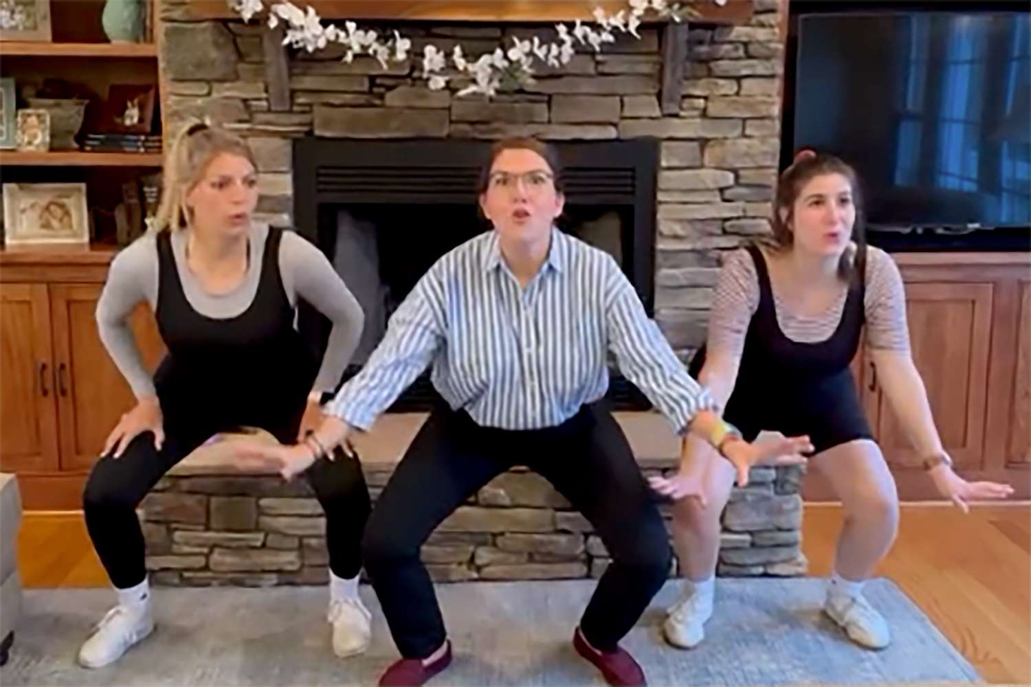 Sisters Go Viral for Recreating Iconic Father of the Bride Part II Workout Scene While Two are Pregnant (Exclusive)