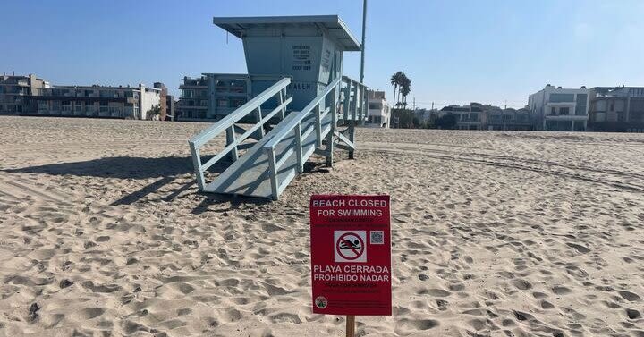 Sewage Spill Temporarily Closes Two Los Angeles Beaches