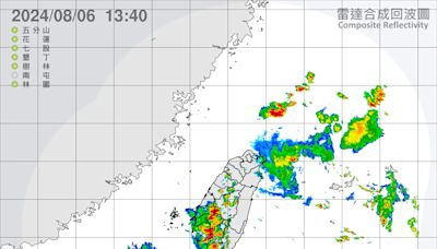 快訊/雷雨區擴大！國家警報大響水灌7地 3地山區暴雨警戒