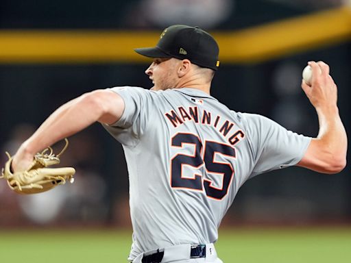 Detroit Tigers RHP Matt Manning suffers right lat strain with Triple-A Toledo