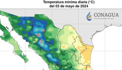 Chihuahua, el estado más fresco esta mañana; estuvo a bajo cero