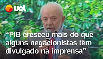 Lula critica a imprensa e o negacionismo econômico: 'Os jornais têm errado; PIB vai crescer mais'