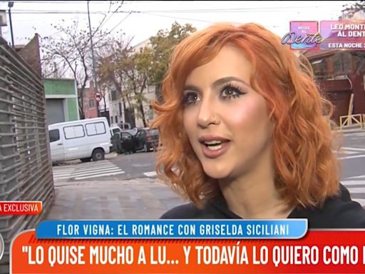 Flor Vigna, sobre Luciano Castro y su nueva novia Griselda Siciliani: "Los dos me pidieron perdón"