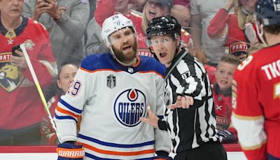 Oilers' Leon Draisaitl to avoid discipline for hit that took Panthers' Aleksander Barkov out of Game 2