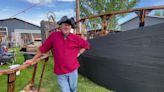 Montana Renaissance Festival pirate ship in Billings back yard