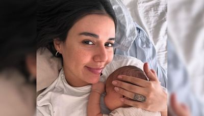 Steffi Méndez reveló con tiernas fotos la inicial del nombre de su hijo: "Realmente una dulzura"