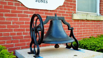 Historical bell of former Cascade school returns to public view