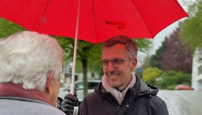 Lars Castellucci für Sprechstunde auf Wochenmarkt in Angelbachtal