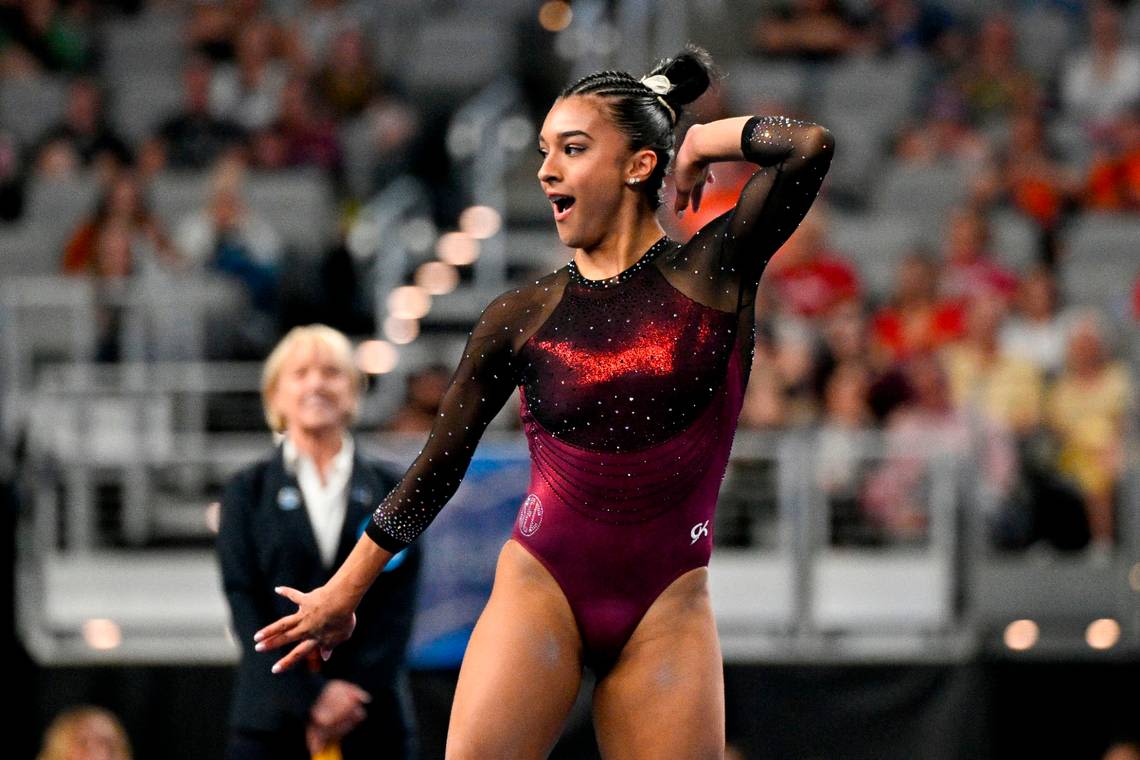 Coached by former UNC assistant, Luisa Blanco makes her Olympic gymnastics debut in Paris