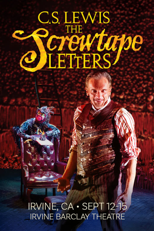 C.S. Lewis' The Screwtape Letters in Costa Mesa at Irvine Barclay Theatre 2024