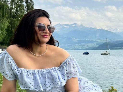 'Pure Bliss': Divyanka Tripathi's paragliding adventure in Switzerland