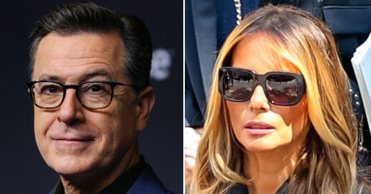 Stephen Colbert Blasts Melania Trump's 'Courage' in Resurrecting Her Nude Photoshoots When 'Absolutely No One Was ...