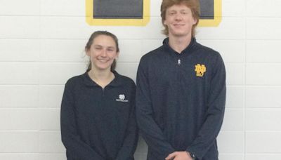 Englehart, Waters top students of Notre Dame class of 2024