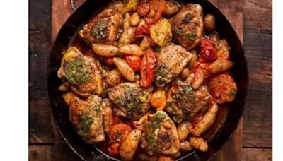 Jamie Oliver's delicious one-pan summer chicken recipe is perfect mid-week meal