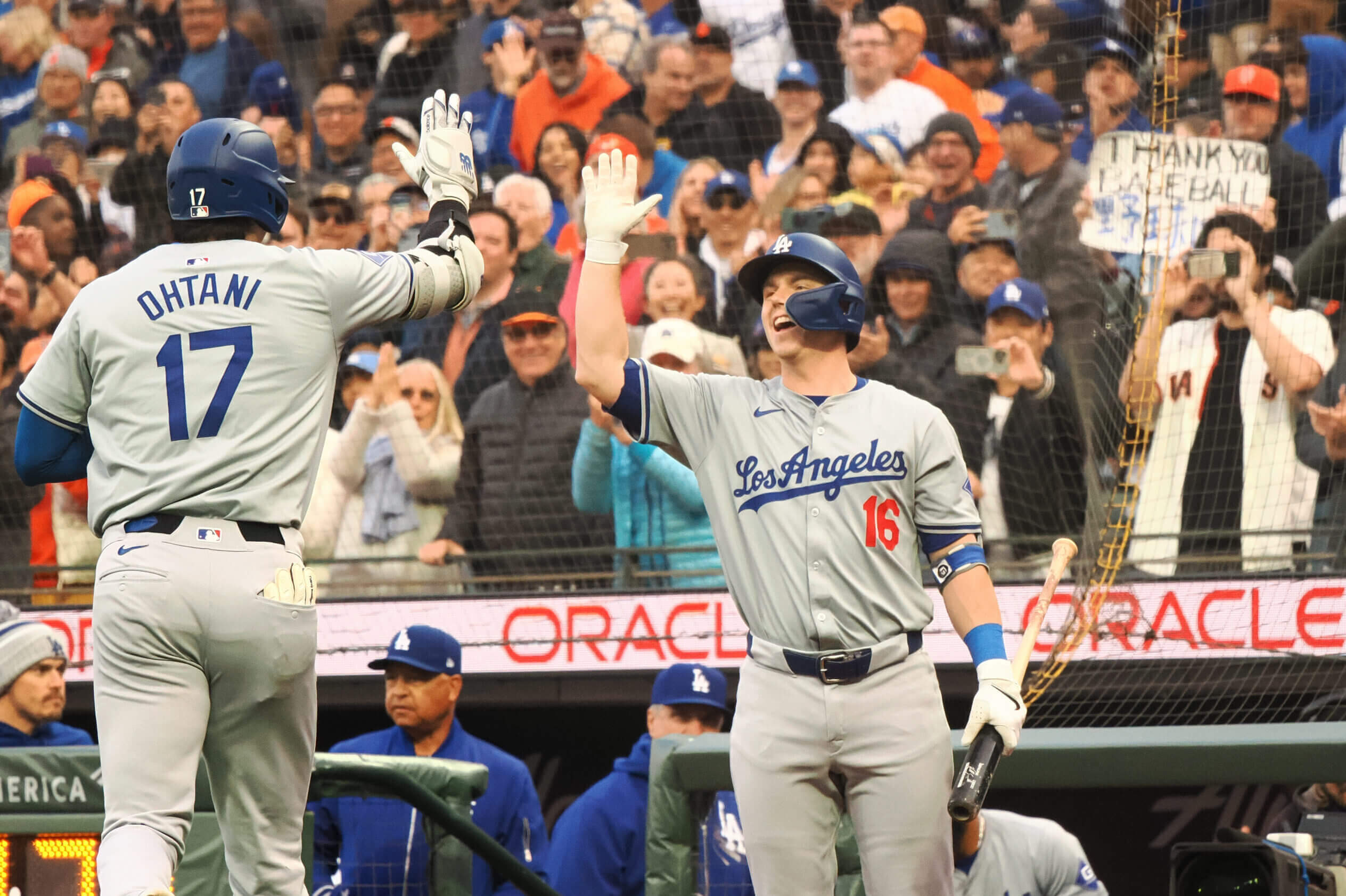 Shohei Ohtani hits a sublime home run and Giants' injury issues become ridiculous