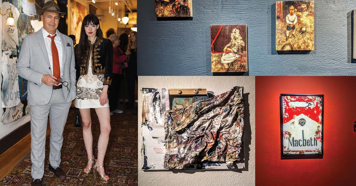 Actor Billy Zane's abstract expressionist works paired brilliantly with Charlotte Rose's pop art at Red Lion Inn art exhibit