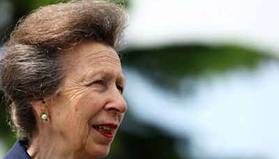 Britain's Princess Anne in hospital with head injury