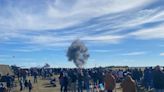 Six killed as World War II bomber and fighter plane involved in midair collision at Dallas airshow