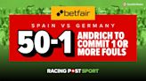 Spain vs Germany Euro 2024 free bet: Get 50-1 boosted odds for Andrich to commit one or more fouls