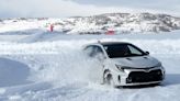 The Toyota GR Corolla Rules on an Ice Track