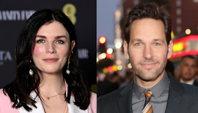 Aisling Bea announces pregnancy by poking fun at Paul Rudd’s youthful looks