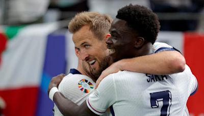 'What a performance!' - Harry Kane on Bukayo Saka's extraordinary England display