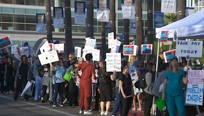 Rady Children’s Hospital nurses hit picket lines in historic strike