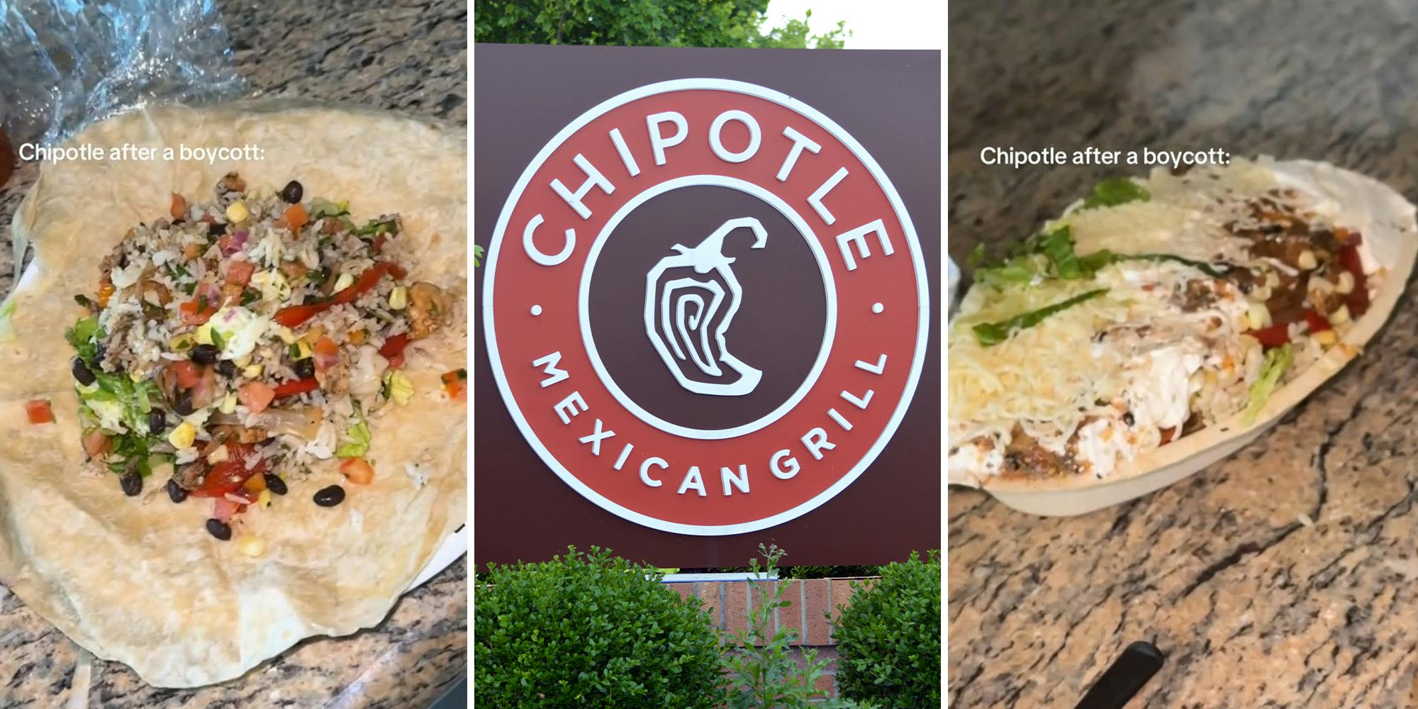 'Keep boycotting. 4 days isn't enough': Customers think Chipotle is now trying to be generous with portions amid 'boycott'