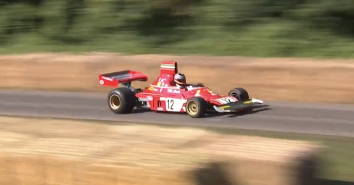 Adrian Newey picks a Ferrari at the Goodwood Festival of Speed