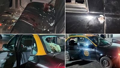 Violencia en Rosario: un sicario baleó a un taxi e hirió a tres pasajeros