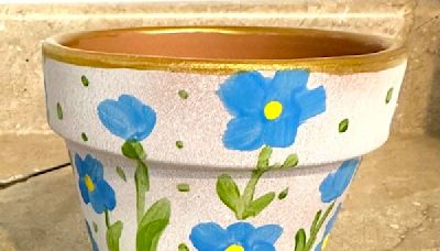 OCC in Bloom Days: Colorado Creative Co-op hosts flower pot painting party