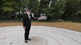 Creativity extends outside HUG with new earthen labyrinth at Highland Square arts center