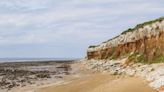 Little-known UK beach with unique cliffs and WW2 shipwreck