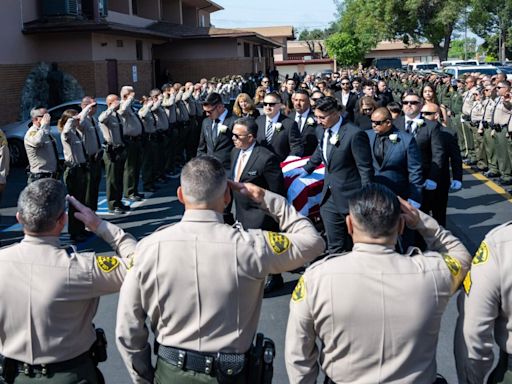 LASD deputy from Sylmar who died after shooting range fire in 2023 laid to rest