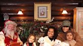 Rochelle Humes enjoys 'magical' visit with children to see Father Christmas at LaplandUK