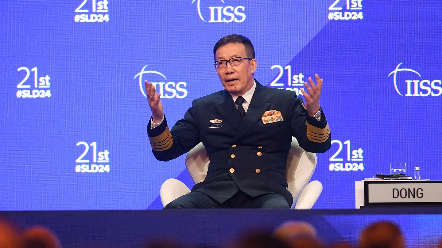 Chinese defense head warns of ‘self-destruction’ for Taiwan supporters