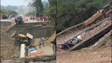 Colapsa puente vehicular de carretera en San Luis Potosí