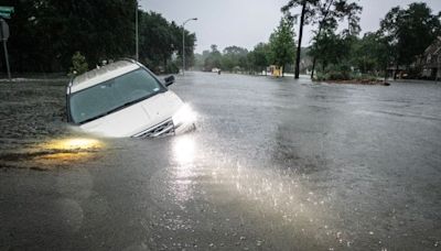 At least 224 people rescued in Texas as rivers flood to Hurricane Harvey levels, with more rain forecasted