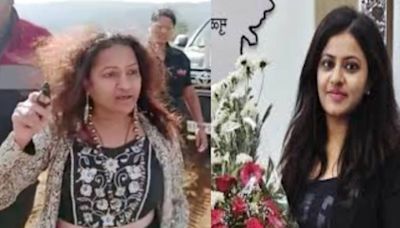 Puja Khedkar's mother Manorama detained from Raigad hotel for brandishing gun at farmers in viral video