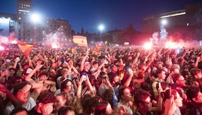 España 'tembló' con el triunfo de la Roja