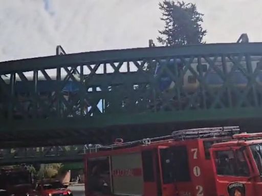 Choque de trenes en Palermo: hay varios heridos y se desplegó un fuerte operativo de SAME
