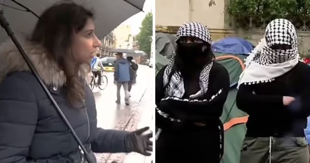 Moment Braverman confronts pro-Palestine protesters leaving them lost for words