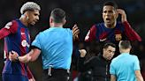 Barcelona player ratings vs PSG: Ronald Araujo's red card leads to Champions League implosion as Xavi seethes and Joao Cancelo's rash challenge proves costly | Goal.com