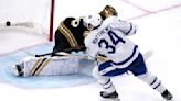 Matthews scores as Maple Leafs beat Bruins 3-2 to tie their series at 1 game apiece