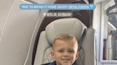 "Time to bring it home daddy": Phil Foden's son Ronnie shows off his new haircut as he boards plane for Euro 2024 final