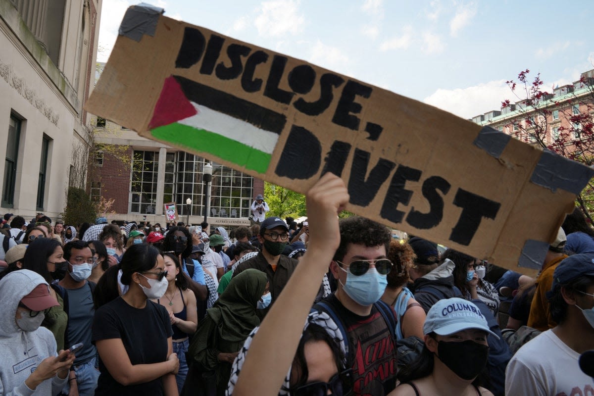 Columbia Gaza protestors take over campus building after school started suspending students: Live updates