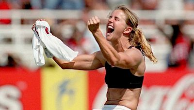 How Brandi Chastain remembers World Cup-winning PK and jersey-less celebration 25 years later