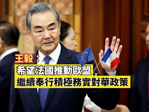 王毅稱希望法國推動歐盟繼續奉行積極務實對華政策