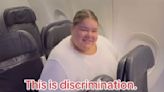 Plus-size travel influencer says airport worker refused to push her